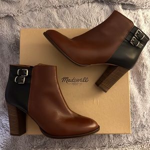 Madewell high-heel booties in size 8